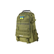Рюкзак Fishing Roi тактический военный хаки 50л 600D удобный