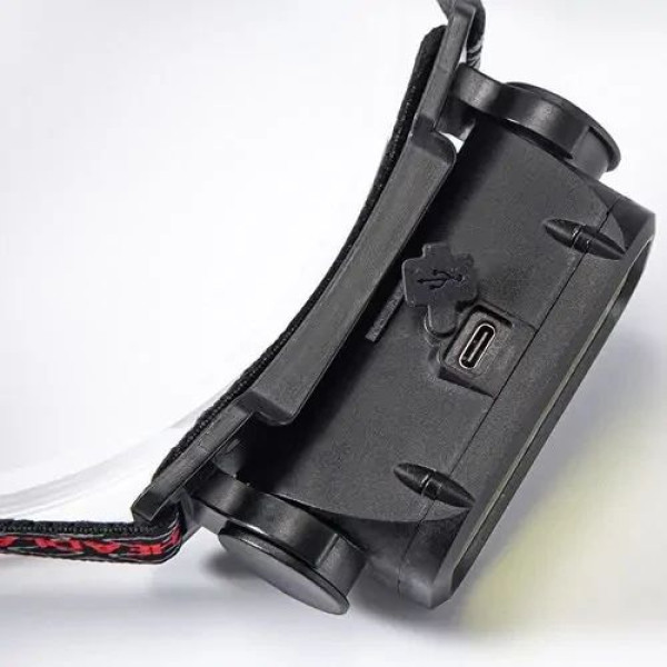 Фонарь аккумуляторный POLICE BL-008+COB (white+red) Li-ion аккум.,ЗУType-C.Box