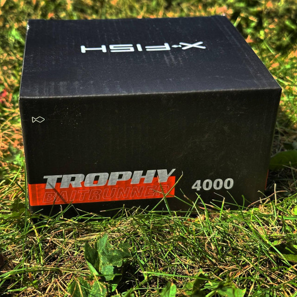 Фидерная катушка X-Fish Trophy Baitrunner 4000, безынерционная, передний фрикцион, 1+1BB, передаточное число 5