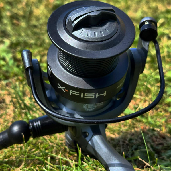 Катушка фидерная X-Fish Trophy Baitrunner 6000, передний фрикцион, система байтраннер, 5.2:1, 1+1 подшипник
