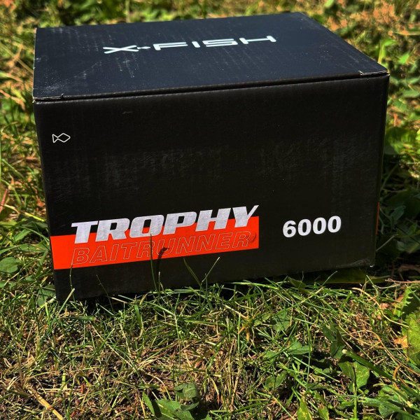 Катушка фидерная X-Fish Trophy Baitrunner 6000, передний фрикцион, система байтраннер, 5.2:1, 1+1 подшипник