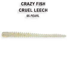 Їстівна силіконова приманка Crazy Fish Cruel leech 2.2" 8-55-5-5 часник