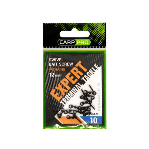 Гвинт для насадки Carp Pro з вертлюгом та кільцем 12мм для кріплення