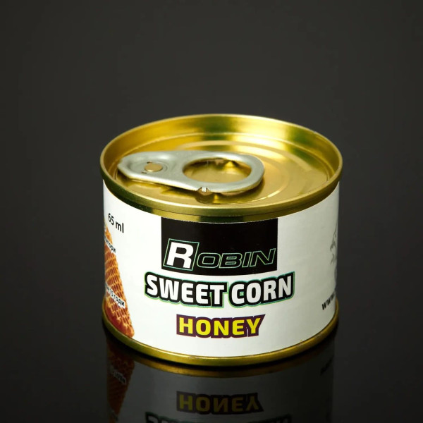 Кукурудза Sweet Corn ROBIN Мед 65 мл. ж/б приманка для риболовлі