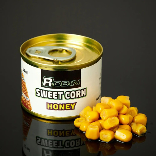 Кукурудза Sweet Corn ROBIN Мед 65 мл. ж/б приманка для риболовлі
