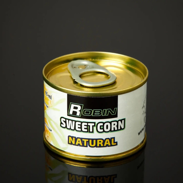 Кукурудза Sweet Corn ROBIN Натурал 65 мл. ж/б приманка для риболовлі
