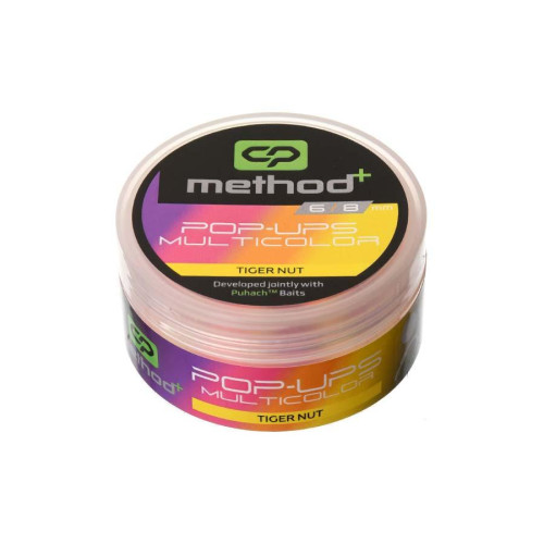 Бойли Carp Pro Method Multicolor Pop Ups 8/6мм Tiger nut приманка для риболовлі