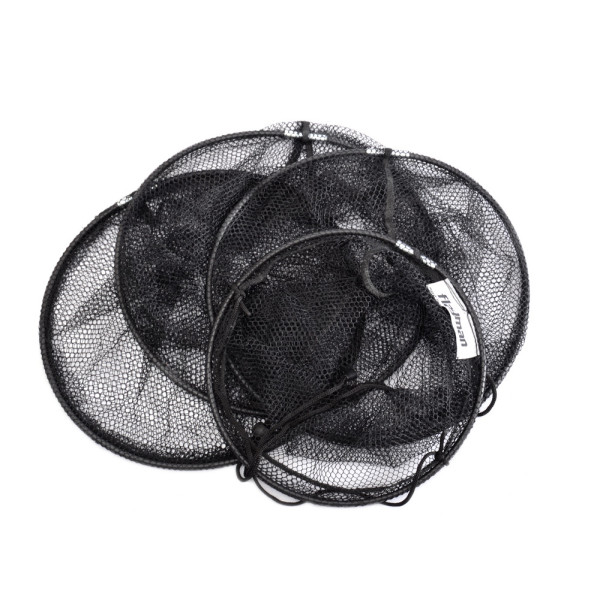 Рыболовный садок Flagman Keepnet Mesh, 3 кольца, диаметр 30 см, длина 80 см, полиэстер, складной, компактный