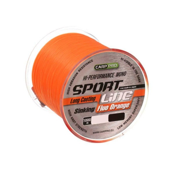 Леска Carp Sport Line Fluo Orange (1000м/0.235мм) (CP2210-0235)