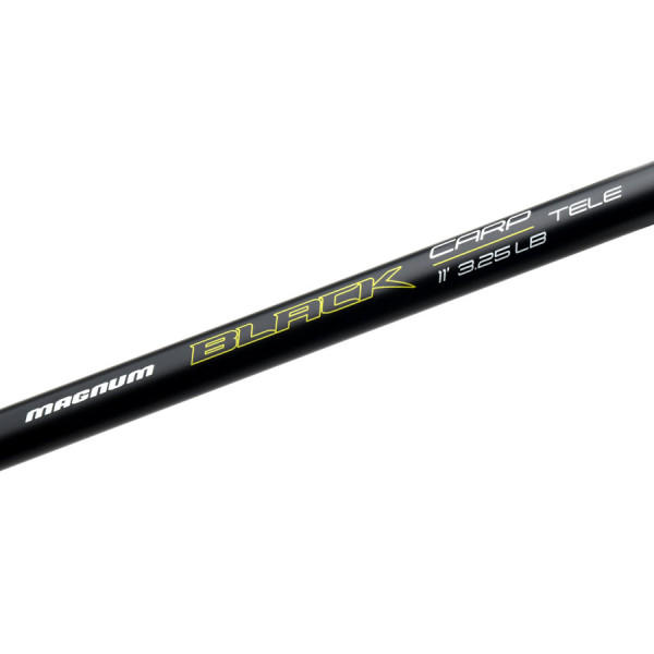 Карповое удилище Flagman Magnum Black Carp Телескопическое NGM (3.3м длина, 3.25lb тест) удочка для рыбалки