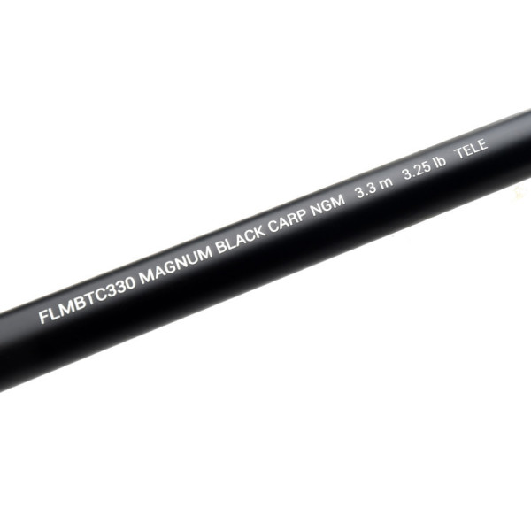 Карповое удилище Flagman Magnum Black Carp Телескопическое NGM (3.3м длина, 3.25lb тест) удочка для рыбалки
