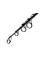 Карповое удилище Flagman Magnum Black Carp Телескопическое NGM (3.3м длина, 3.25lb тест) удочка для рыбалки