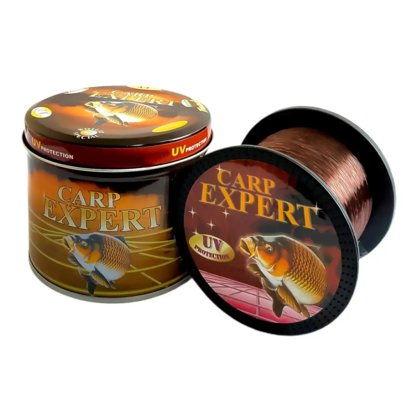 Волосінь Carp Expert UV Brown 1000м 0.35мм 14.9кг монофільна, універсальна