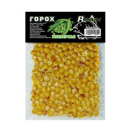 Горох вакуум Robin 100 гр - универсал, насадка для рыбалки