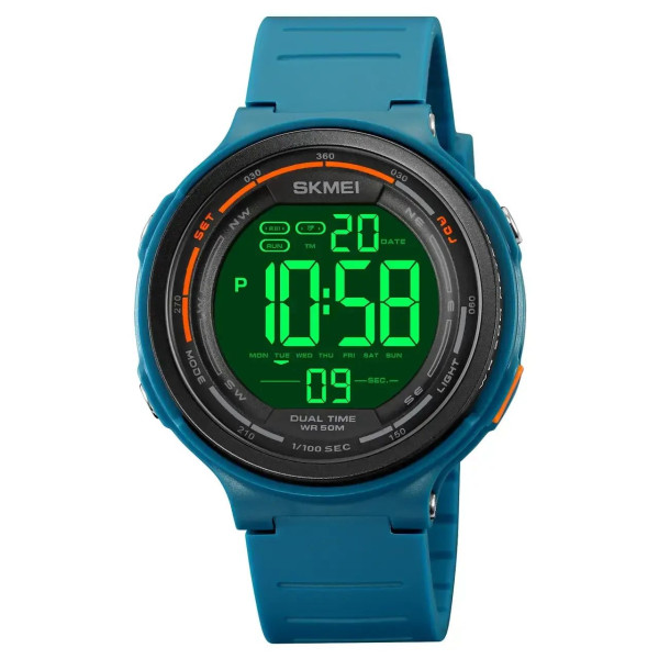 Годинник на руку тактичний Skmei 1841 Blue чоловічий