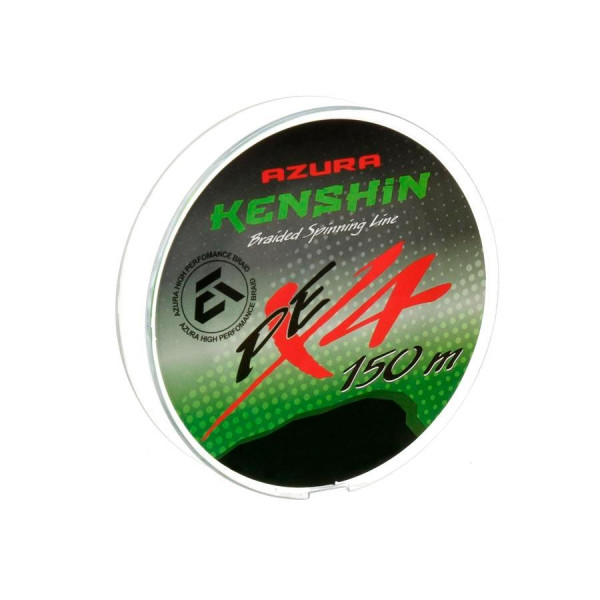 Шнур Azura Kenshin PE X4 15кг 150м #2 0.235мм, четырехжильный для рыбалки