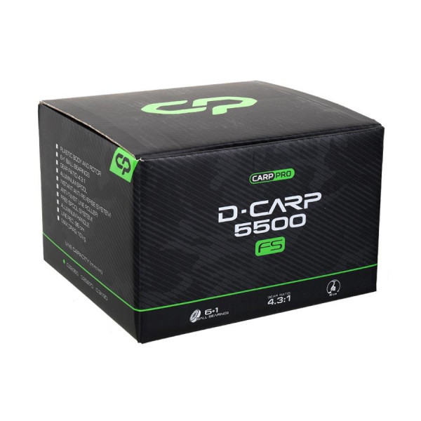 Котушка коропова Carp Pro D-CARP 5500 FS NEW з бейтранером