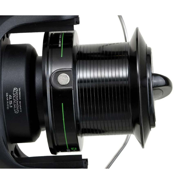 Котушка коропова Carp Pro D-Carp 6000 SD New, 5+1 підшипник, швидкий фрикціон Speed Drag, алюмінієва шпуля, графітовий корпус