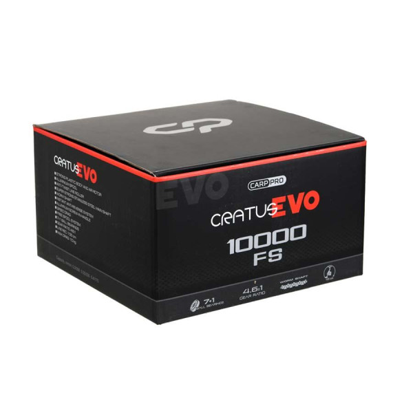 Котушка коропова Carp Pro Cratus Evo 10000 FS, 4.6:1, безінерційна з бейтраннером