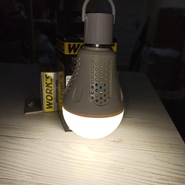 Лампа LED, аварійна - EL1505-7W7 (A70, 3.7V 1200MAH, 3 години роботи)
