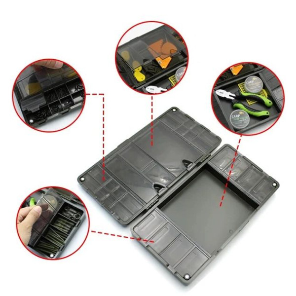 Багатофункціональна коробка для коропових аксесуарів W4C Multi Storage Tackle Box
