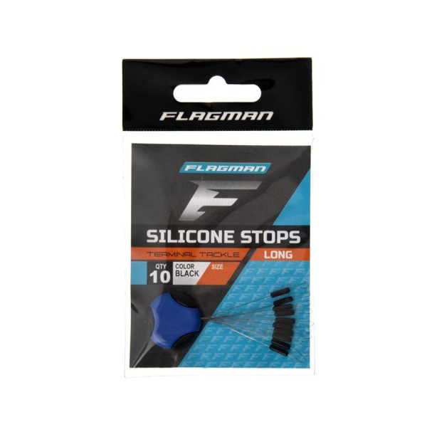 Стопори для волосіні довгі Flagman Silicon Long Stops M