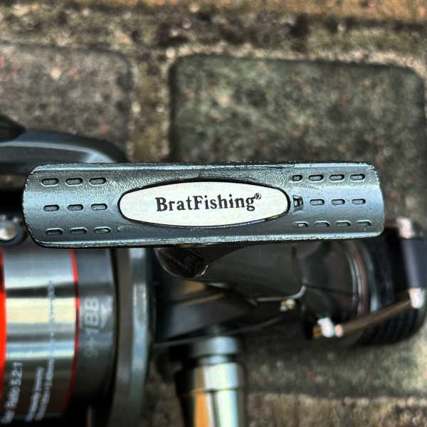 Котушка коропова BratFishing COYOTE 5000 Baitrunner RD, 9+1 підшипник, запасна графітова шпуля