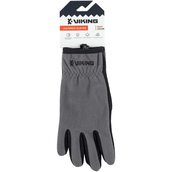 Рукавички Viking Fishing Maverick Gloves XL (fleece) classic grey-graphite