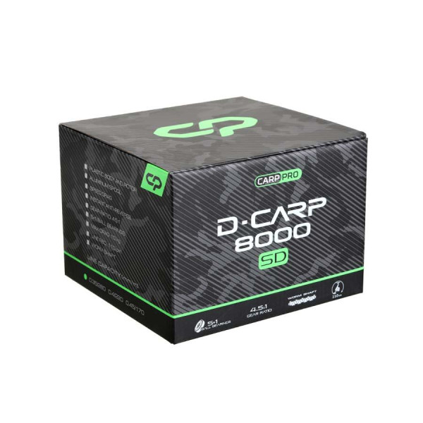 Катушка Carp Pro D-Carp 8000 SD New