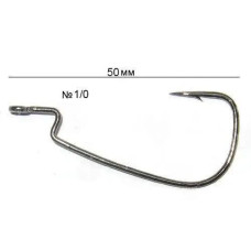 Офсетный крючок Crazy Fish Offset Joint Hook №1/0