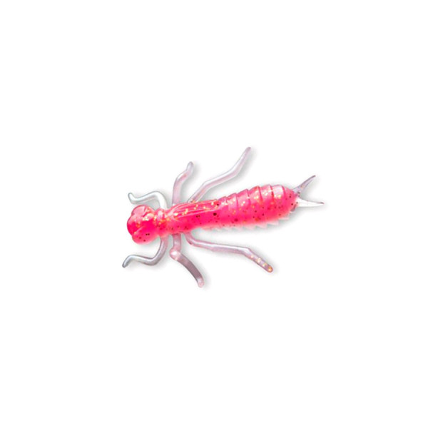 Нимфа Crazy Fish Kasari 1" креветка+кальмар, плавающая силиконовая приманка для окуня, щуки, судака, хищника и