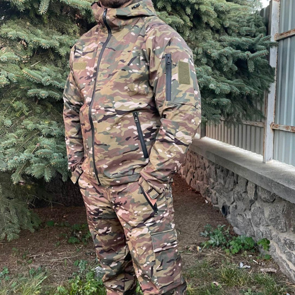Костюм тактичний на флісі мультикам Softshell 46