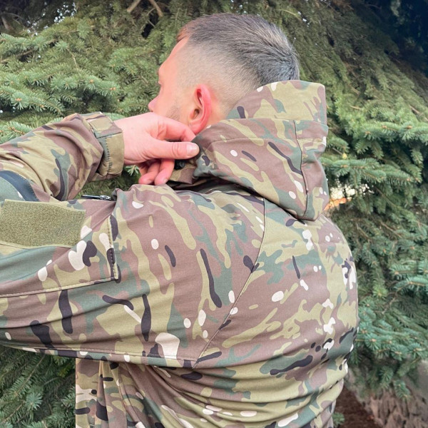 Костюм тактичний на флісі мультикам Softshell 50