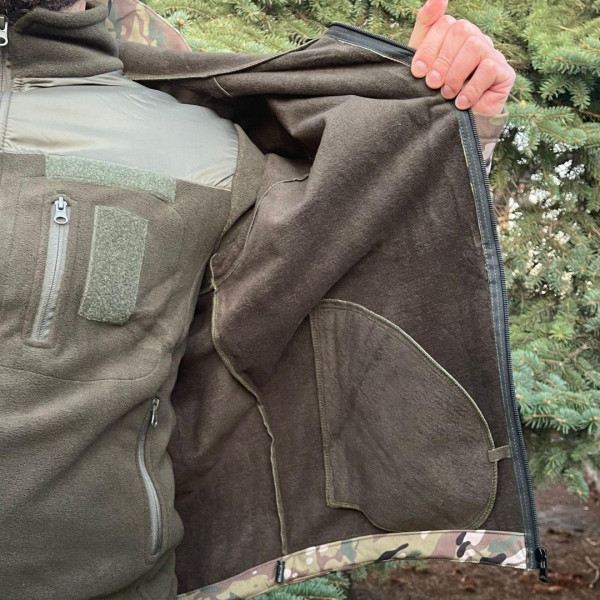Костюм тактичний на флісі мультикам Softshell 50