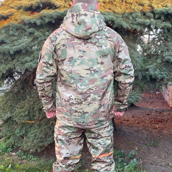 Костюм тактичний на флісі мультикам Softshell 56