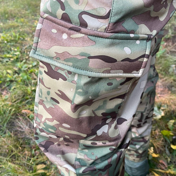 Костюм тактичний на флісі мультикам Softshell 56