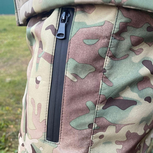 Костюм тактичний на флісі мультикам Softshell 56