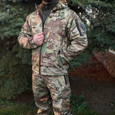 Костюм тактичний на флісі мультикам Softshell 56