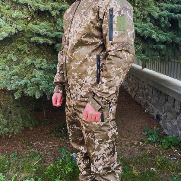 Костюм тактичний - Піксельний Softshell на флісі