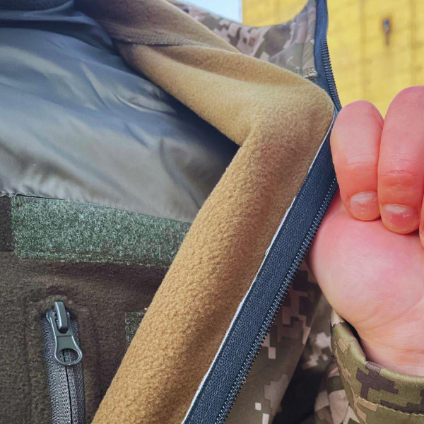 Костюм тактичний - Піксельний Softshell на флісі