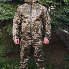 Костюм тактичний - Піксельний Softshell на флісі