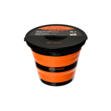 Відро силіконове з кришкою Forrest Folding Bucket Orange with cover 5л