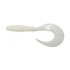 Силіконовий твістер Manns Twister 1.2" W, 3 см, білий колір, активна гра, для хижої риби, джиг, спінінг