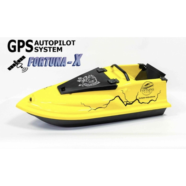 Кораблик для рыбалки Фурия Фюжн с GPS (Fortuna-X) та Toslon TF300