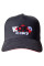 Бейсболка World4Carp Cap, классическая, 100% хлопок, регулируемый размер, с вышитым логотипом, черная, для рыб