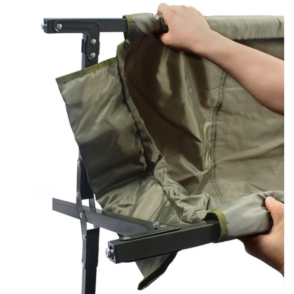 Карповый мат-люлька World4Carp Carp Mat Cradle, алюминиевый каркас, регулируемые ножки, износостойкая ткань