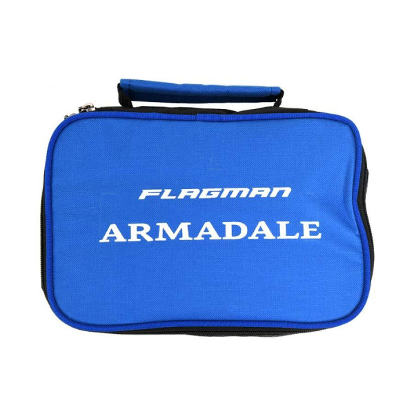 Сумка-чехол для катушек Flagman Armadale Reel Case 2-секционная, 26x17x11 см, водонепроницаемая, жесткий защит
