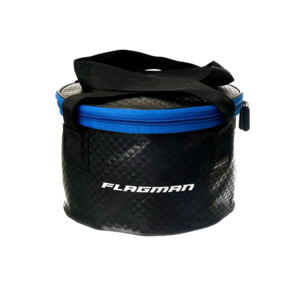 Відро для прикормки Flagman Armadale EVA 25x15 см з кришкою, водонепроникне, легке, міцне, складне, для фідерної, коропової та поп