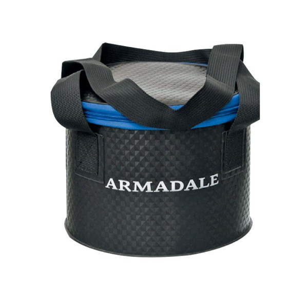 Відро EVA з кришкою Flagman Armadale 30x20 см, водонепроникне, міцне, легке, компактне, для риболовлі, зберігання живця та прикорм