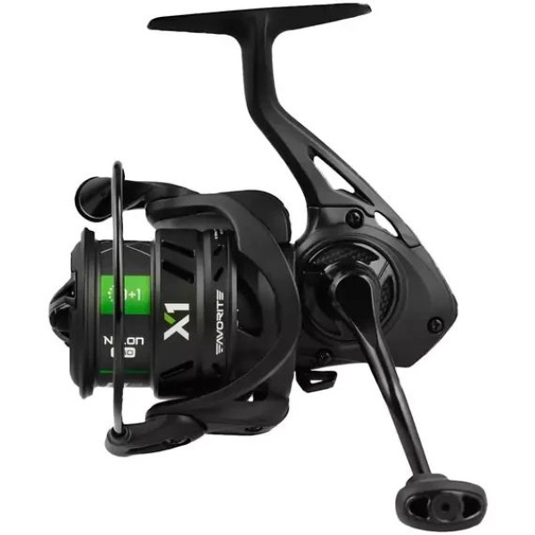 Катушка спиннинговая Favorite X1 4000S (2024), 9+1 подшипников, HD Gear, алюминиевая шпуля